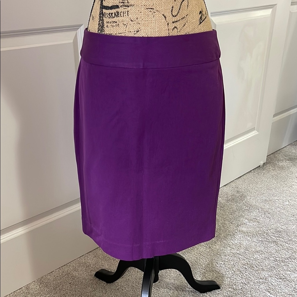 NWT Banana Republic Purple Pencil Skirt. 10